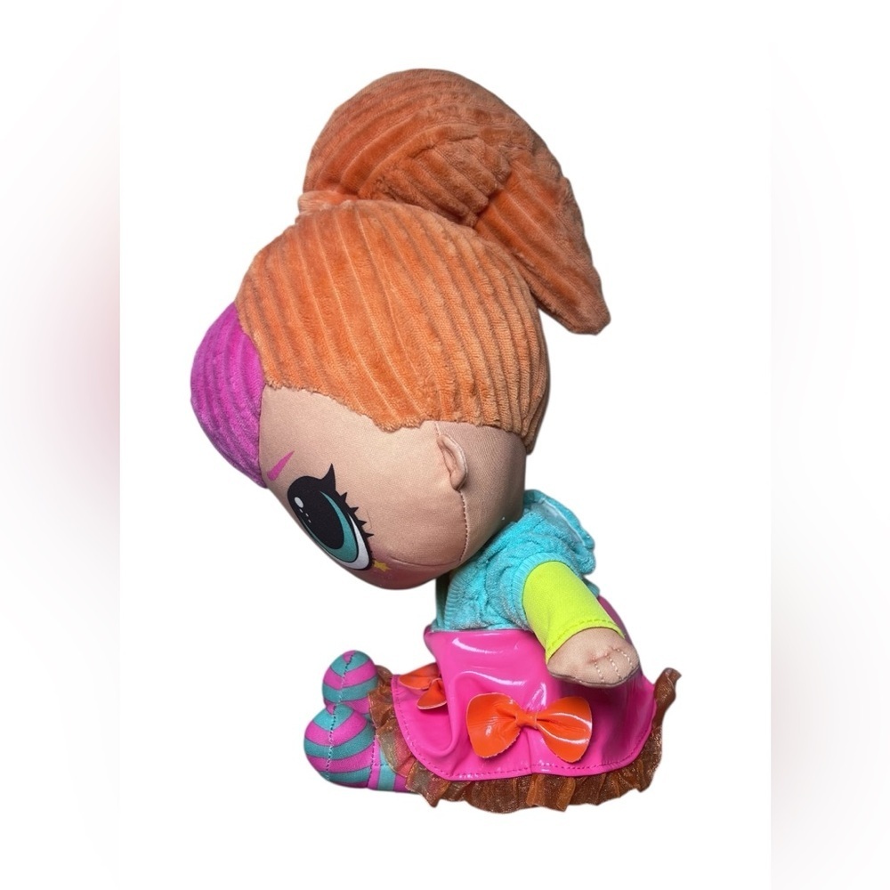 L.O.L. Surprise! Neon Q.T. Large 16" Huggable Fun Plush Doll W/Vibrant Dress - Picture 5 of 11